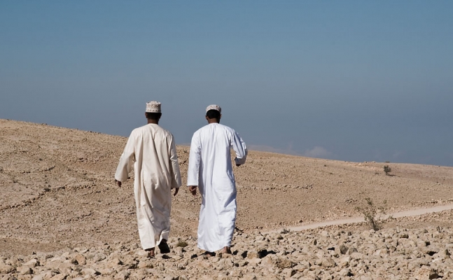 zwei Wüstenfreunde - Oman