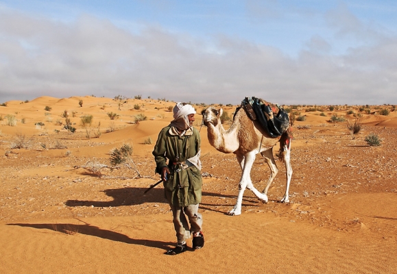 Nomade in der Sahara - Tunesia